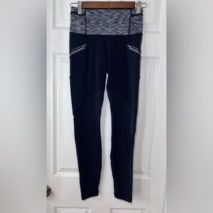 Lululemon‎ Womens Dramatic Static Toasty Tech Tights II Athletic Black Sz 4